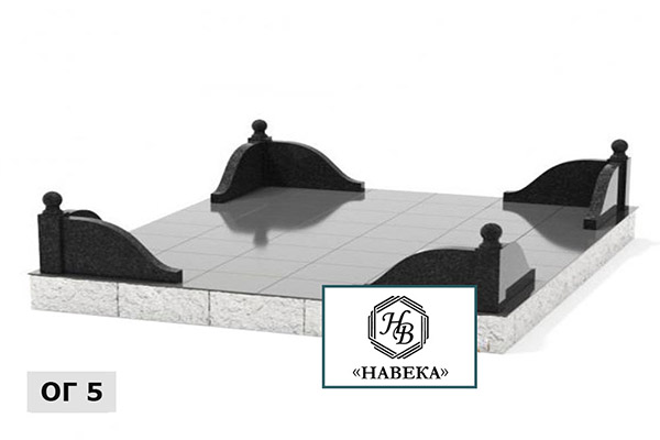 гранитные ограды в слониме заказать